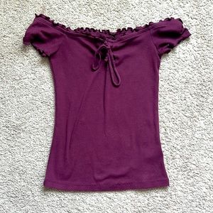 Aeropostale off the shoulder top